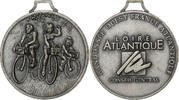 Frankreich Medaille randonnée Ouest France Atlantique, Silvered bronze, SS+ -