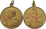 Vatikanstadt Medaille Leo XIII, Kupfer, S+ -