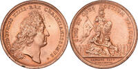 Frankreich Medaille Louis XIV, Prise de Gand, Copper, Mauger, Restrike -