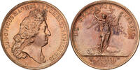 Frankreich Medaille Bataille d'Entzheim, Kupfer, Mauger, Restrike, VZ -