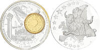 Niederlande Medaille Monnaies européennes, Copper Plated Silver, UNZ+ -