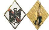 Frankreich Broche Légion Etrangère, 1er Régiment d'Infanterie, Military -