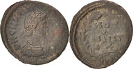 Nummus Münze, Gratian, Kyzikos, SS, Kupfer, RIC:21a -