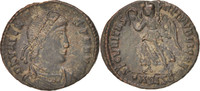Nummus Münze, Valens, Siscia, SS+, Kupfer, RIC:7 -