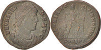 Nummus Münze, Valens, Heraclea, SS+, Kupfer, RIC:3b -