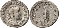 Antoninianus Münze, Gordian III, Roma, SS+, Billon, RIC:69 -