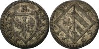 Deutsch Staaten 4 Pfennig Münze, NURNBERG, SS, Billon, KM:340 -