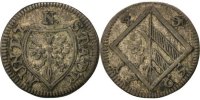 Deutsch Staaten 4 Pfennig Münze, NURNBERG, SS, Billon, KM:340 -