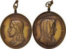 Frankreich Medaille Medal, Religious medal, Religions & beliefs, VZ -