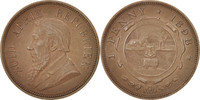 Südafrika Penny Münze, VZ, Bronze, KM:2 -