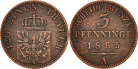 Deutsch Staaten 3 Pfennig Wilhelm I