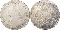 Frankreich Ecu Münze, Louis XV, Écu aux branches d'olivier, La -