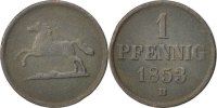 Deutsch Staaten Pfennig Münze, BRUNSWICK-WOLFENBUTTEL, Wilhelm, S -