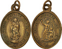 Frankreich Medaille Medal, The Virgin, Religions & beliefs, SS+, Bronze -