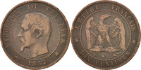 Frankreich 10 Centimes Münze, Napoleon III, Napoléon III, Bordeaux, S -