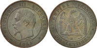 Frankreich 10 Centimes Münze, Napoleon III, Napoléon III, Strasbourg -