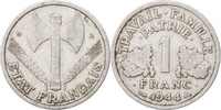 Frankreich Franc Münze, Bazor, Rouen, SS, Aluminium, KM:902.2 -