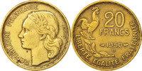 Frankreich 20 Francs Münze, Guiraud, Beaumont le Roger, SS -