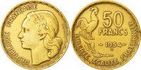 Frankreich 50 Francs Münze, Guiraud, Beaumont le Roger, SS -