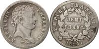 Frankreich 1/2 Franc Münze, Napoléon I, La Rochelle, S, Silber -