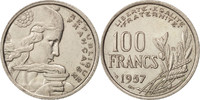 Frankreich 100 Francs Münze, Cochet, Beaumont le Roger, VZ+ -