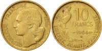 Frankreich 10 Francs Münze, Guiraud, Beaumont le Roger, VZ -