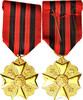 Belgien Medaille Décoration civique, Medal, Excellent Quality, Bronze, 50 -