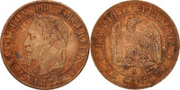Frankreich Centime Münze, Napoleon III, Napoléon III, Paris, SS -