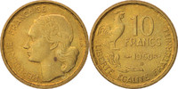 Frankreich 10 Francs Münze, Guiraud, Beaumont le Roger, VZ -