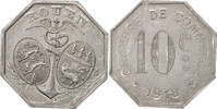 Frankreich 10 Centimes Münze, UNZ+, Aluminium, Elie:10.2 -