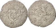 Frankreich Douzain aux croissants Henri II, Troyes, Billon