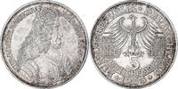 Deutschland 5 Mark Ludwig Wilhelm, Karlsruhe, Silber, VZ, KM:115 -