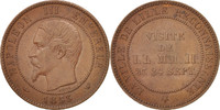 Frankreich betaalpenning 1853 Token, Chamber of Commerce, Visite de Napoléon III à Lille SS+