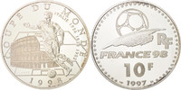 Frankreich 10 Francs Münze, STGL, Silber, KM:1165 -