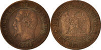 Frankreich Centime Münze, Napoleon III, Napoléon III, Lille, S+ -