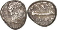 Stater Phenicie, Arados, SS, Silber, BMC:pl.2/12
