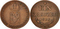 Österreich Kreuzer Franz II (I), SS, Copper, KM:2113
