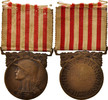 Frankreich Medaille Médaille commémorative de 1914-1918, Medal, Medium Quality -