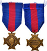 Frankreich Medaille Services Militaires Volontaires, Medal, Very Good Quality, Bronze -
