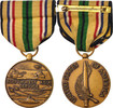 United-States Medaille Southern Asia Service, Medal, Excellent Quality, Bronze, 31.8 -