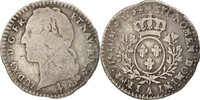 Frankreich 12 Sols, 1/10 ECU Münze, Louis XV, 1/10 Écu au bandeau -