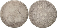 Frankreich 1/2 ECU, 44 Sols Münze, Louis XV, 1/2 Écu aux branches d'olivier -