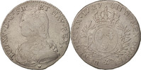 Frankreich 1/2 ECU, 44 Sols Münze, Louis XV, 1/2 Écu aux branches d'olivier -