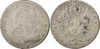 Frankreich 1/2 ECU, 44 Sols Münze, Louis XV, 1/2 Écu aux branches d'olivier -