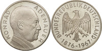 Deutschland Medaille Medal, Konrad Adenauer, History, STGL, Silber -