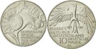 Bundesrepublik Deutschland 10 Mark Münze, Munich, VZ+, Silber, KM:133 -