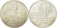 Bundesrepublik Deutschland 5 Mark Münze, Munich, Germany, VZ+, Silber -