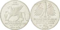 Bundesrepublik Deutschland 5 Mark Münze, Hamburg, Germany, VZ+, Silber -