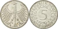 Bundesrepublik Deutschland 5 Mark Karlsruhe, SS, Silber, KM:112.1 -