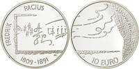 Finnland 10 Euro Fredrik Pacius, STGL, Silber, KM:148 -